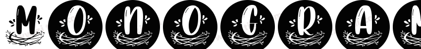 Monogram Holder字体转换